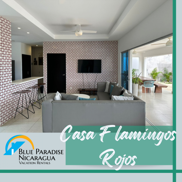 Casa Flamingos Rojos