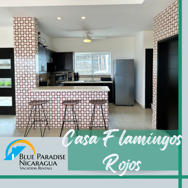 Casa Flamingos Rojos
