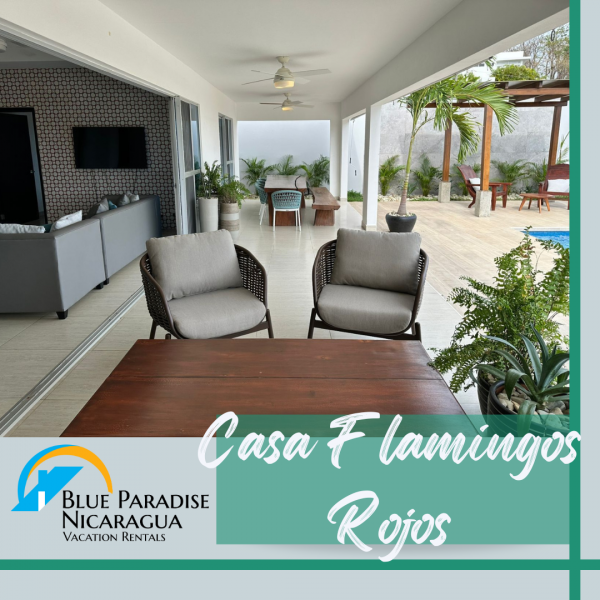 Casa Flamingos Rojos