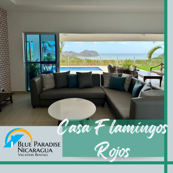 Casa Flamingos Rojos